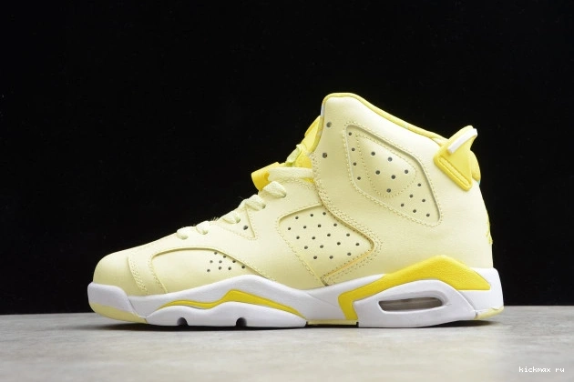 Cheap MAX Air Floral Jordan Yellow Retro 6 543390-800 Dynamic (GS) 0706